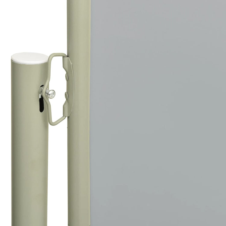 Vidaxl Garden Bildschirm ausziehbar 140 x 300 cm Grau