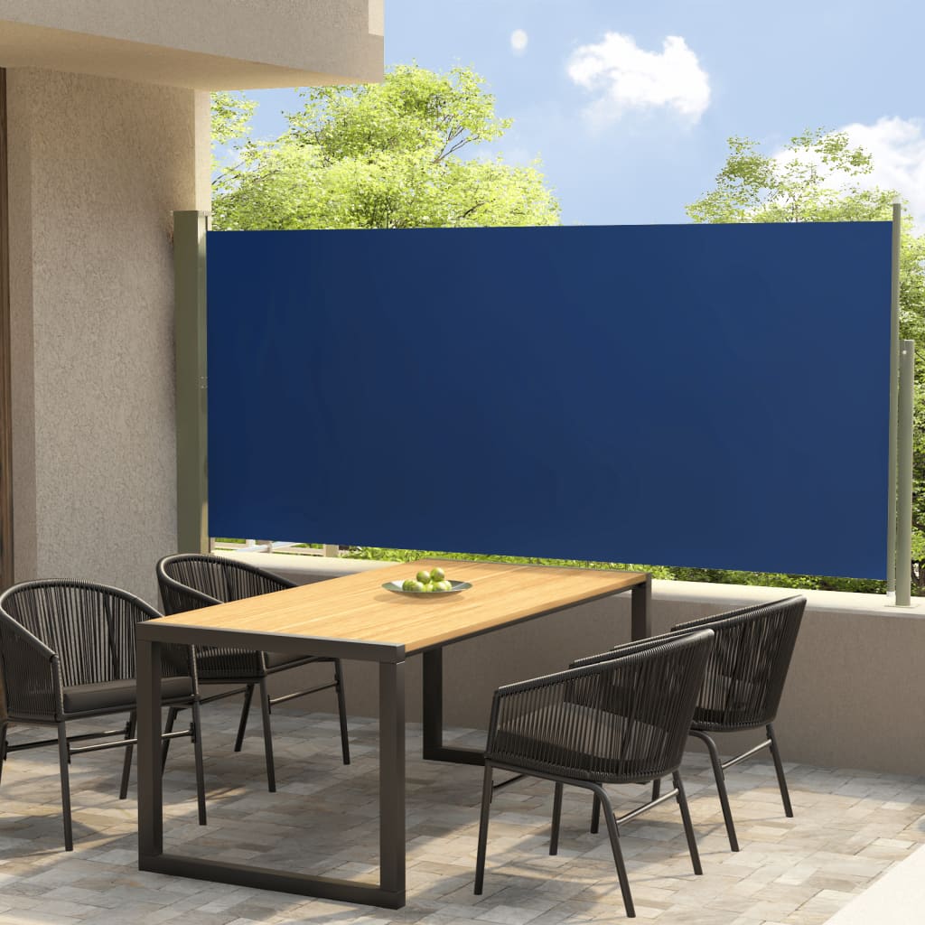 Vidaxl Garden Bildschirm Ausziehbar 140 x 300 cm blau