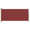 Vidaxl Garden Bildschirm ausziehbar 140x300 cm rot