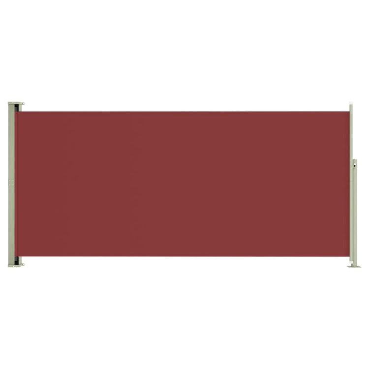 Vidaxl Garden Bildschirm ausziehbar 140x300 cm rot