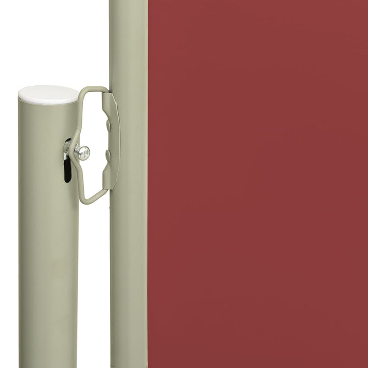 Vidaxl Garden Bildschirm ausziehbar 140x300 cm rot