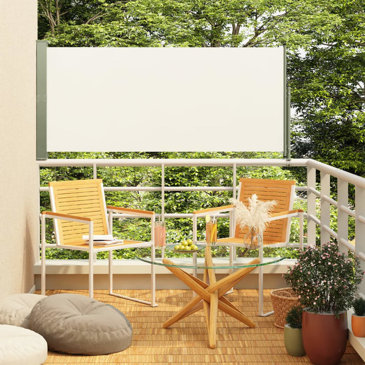 Vidaxl Garden Screen Excedable 160x300 cm creme -geläutet