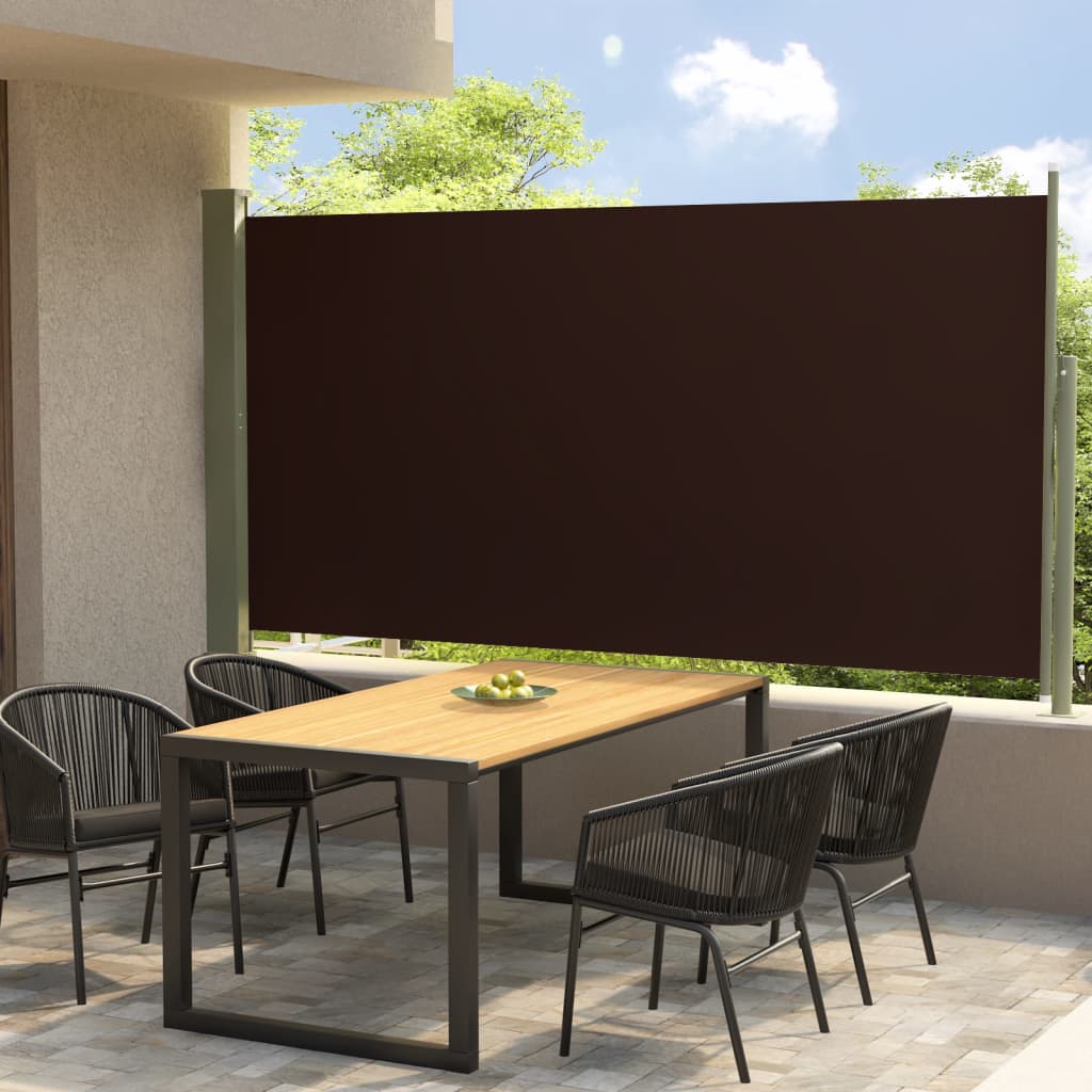 Vidaxl Garden Bildschirm ausziehbar 160 x 300 cm braun