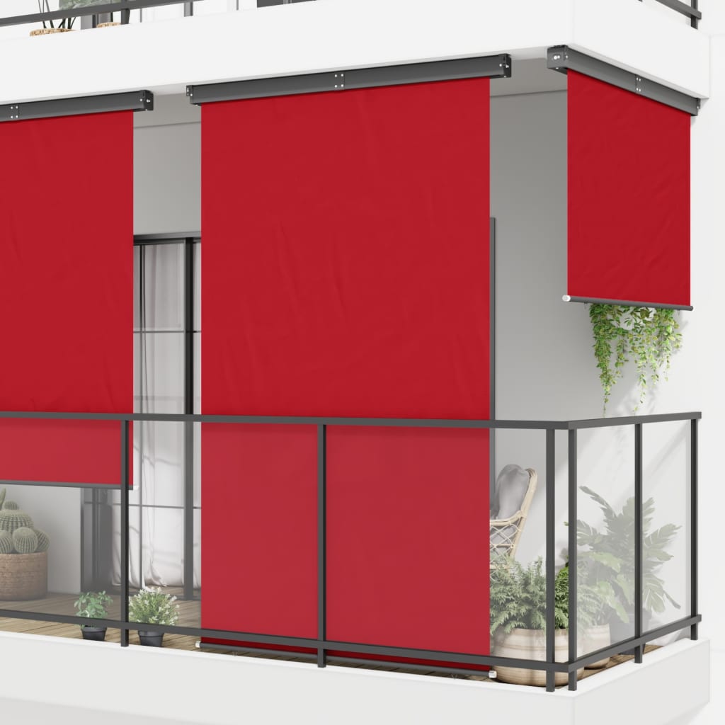 Vidaxl Balkon Bildschirm 165x250 cm rot