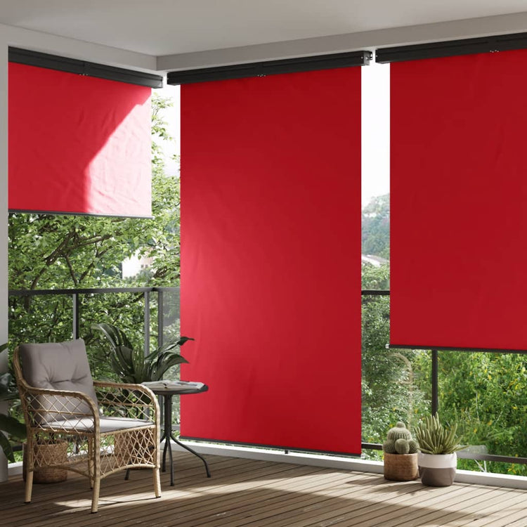 Vidaxl Balkon Bildschirm 165x250 cm rot