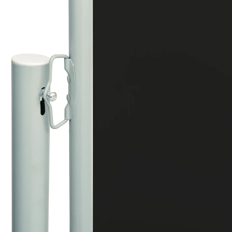 Vidaxl Windschutzscheibe ausziehbar 117x300 cm Schwarz