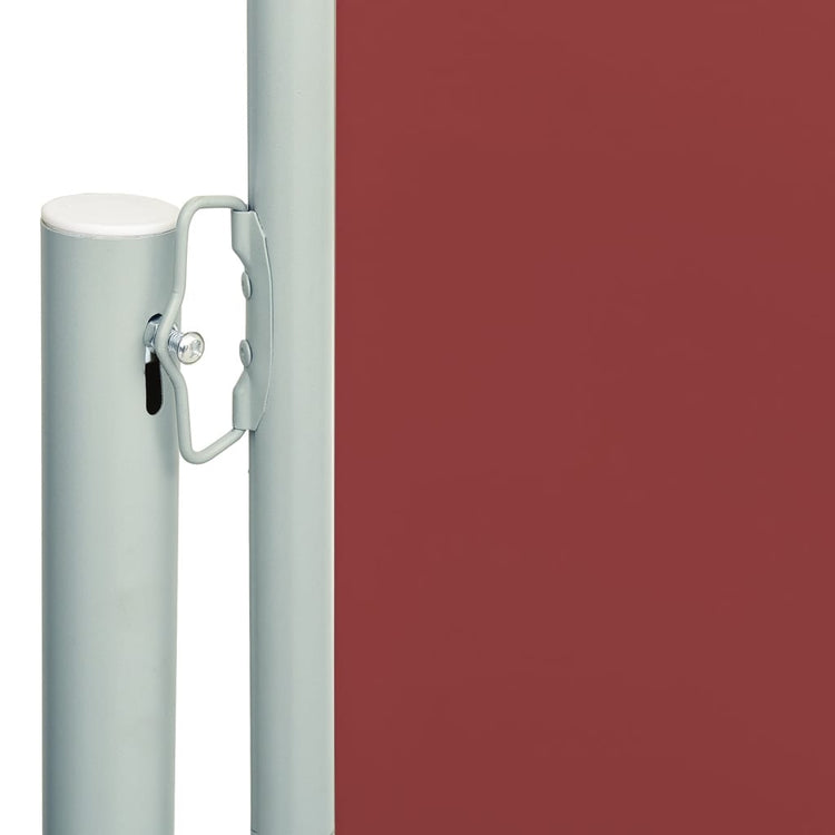 VIDAXL -Windschutzscheibe ausziehbar 117x300 cm rot