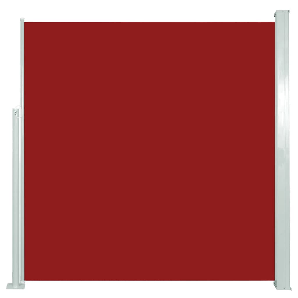 Vidaxl Garden Bildschirm ausziehbar 140x300 cm rot