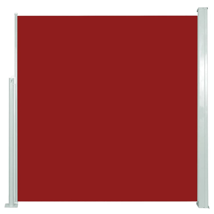 Vidaxl Garden Bildschirm ausziehbar 140x300 cm rot