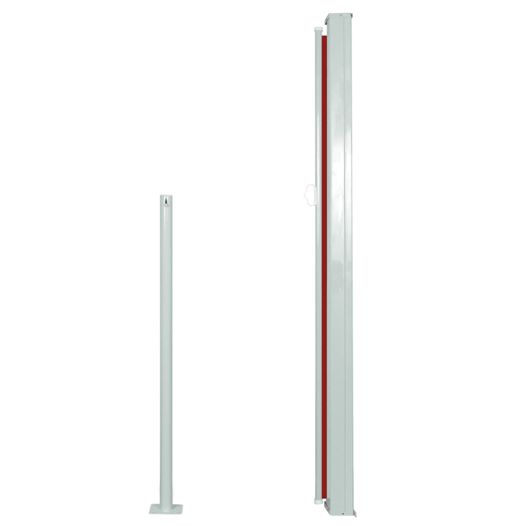 Vidaxl Garden Bildschirm ausziehbar 140x300 cm rot