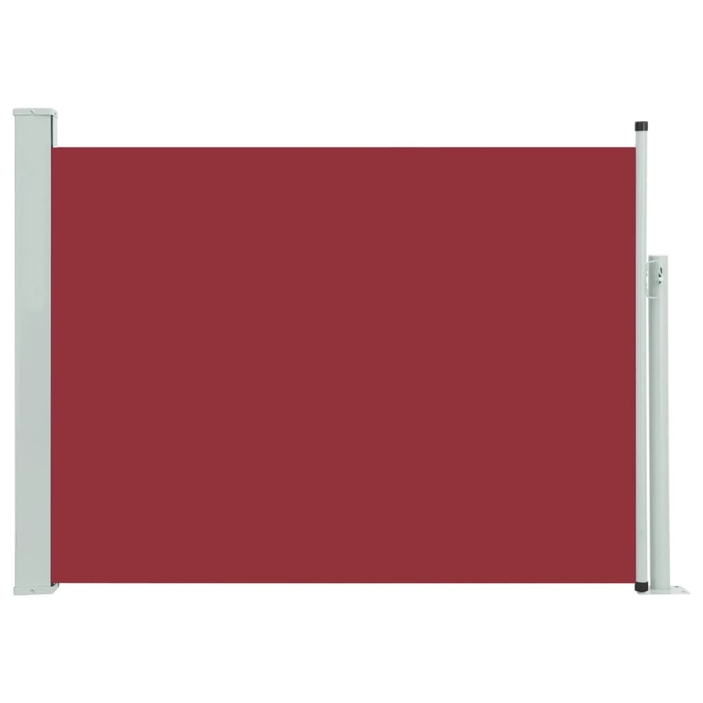 Vidaxl Garden Bildschirm ausziehbar 117x500 cm rot