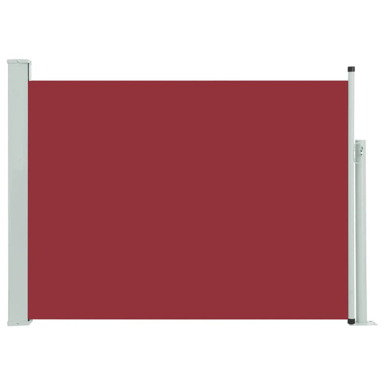 Vidaxl Garden Bildschirm ausziehbar 117x500 cm rot