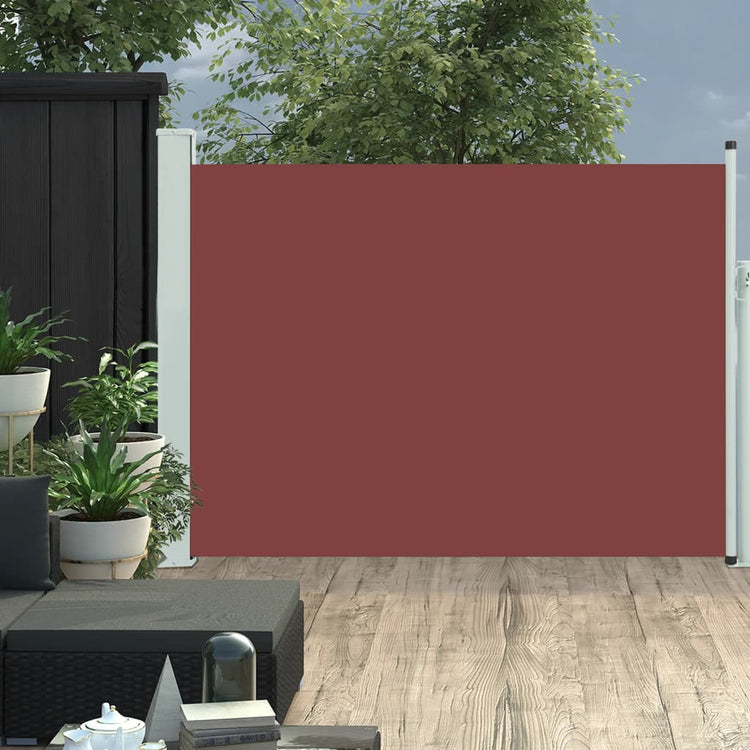 Vidaxl Garden Bildschirm Ausziehbar 117x500 cm Braun