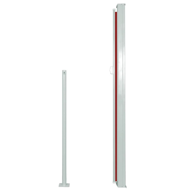 Vidaxl Garden Bildschirm ausziehbar 160 x 500 cm rot