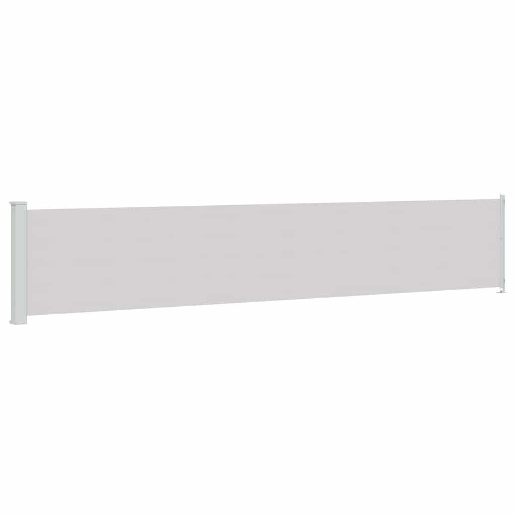 Vidaxl Garden Bildschirm Ausziehbar 117x600 cm Grau