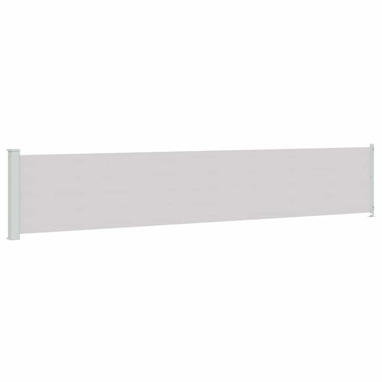 Vidaxl Garden Bildschirm Ausziehbar 117x600 cm Grau