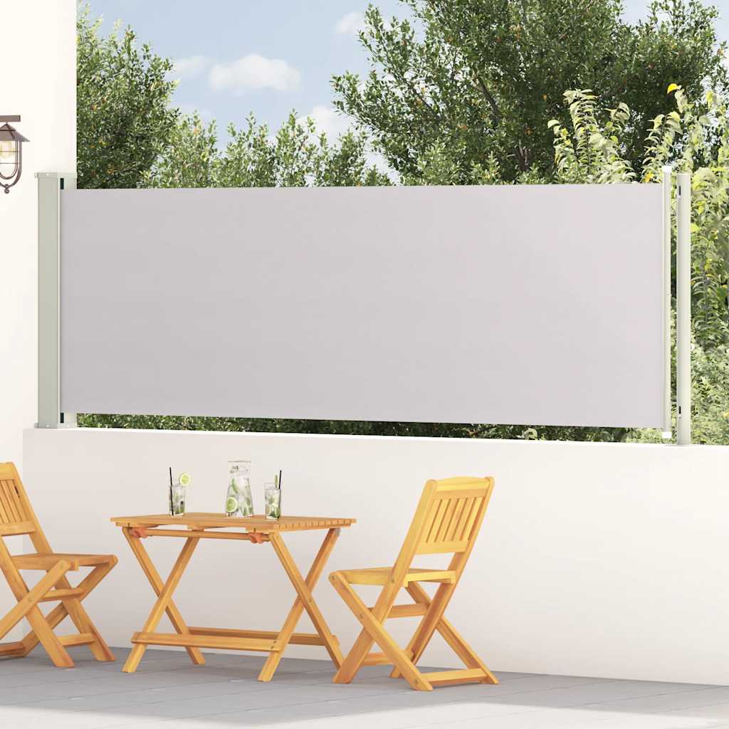 Vidaxl Garden Bildschirm Ausziehbar 117x600 cm Grau