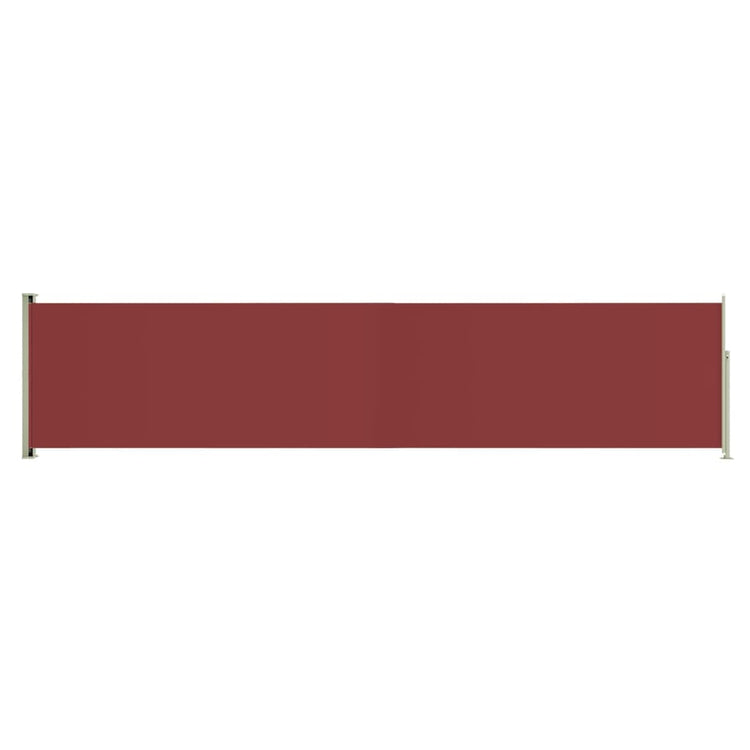 Vidaxl Garden Bildschirm ausziehbar 140 x 600 cm rot