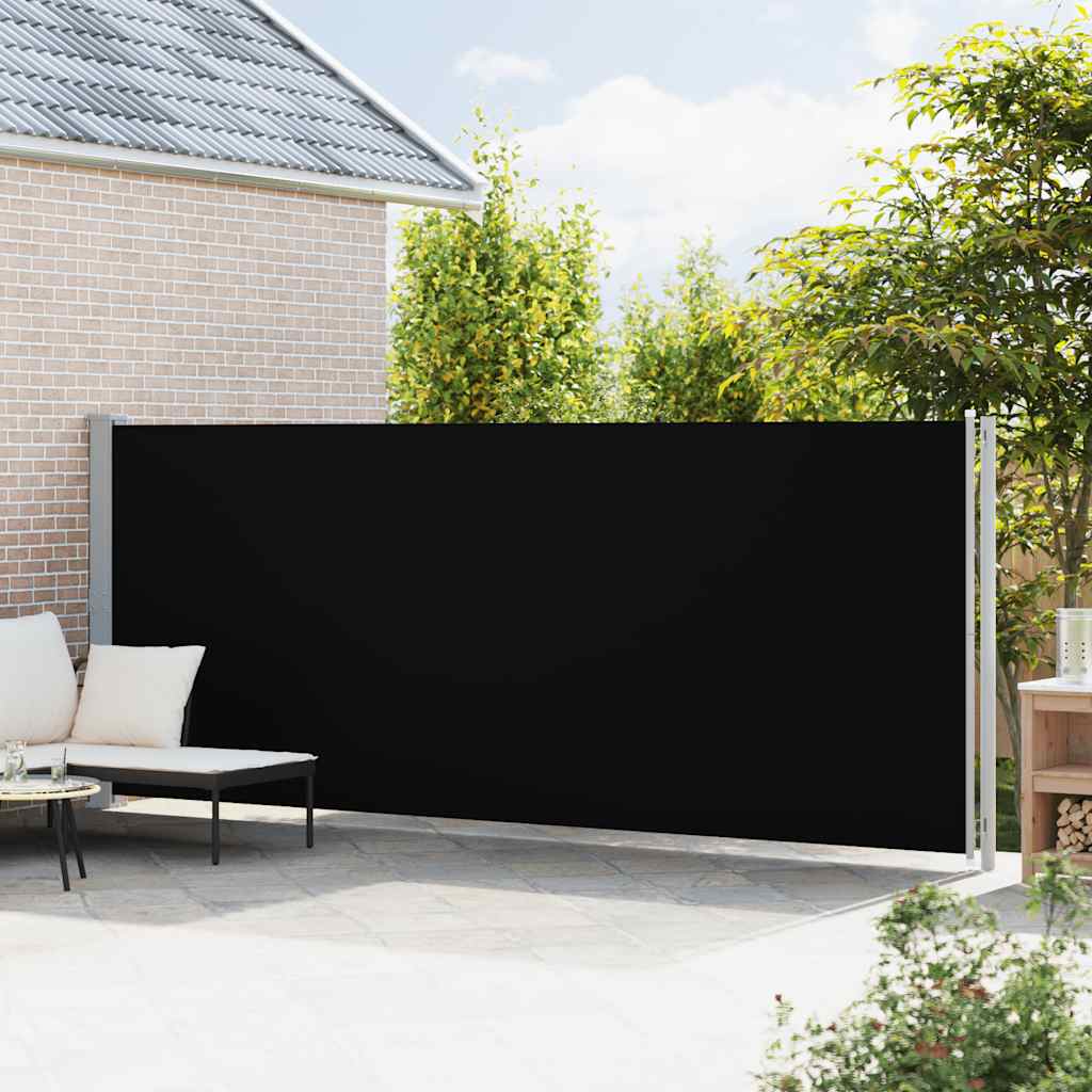 Vidaxl Garden Bildschirm ausziehbar 180 x 600 cm schwarz