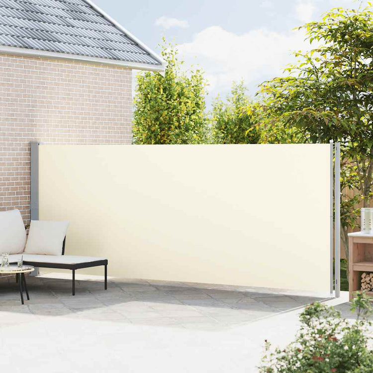 Vidaxl Garden Bildschirm Ausziehbar 180 x 600 cm Creme