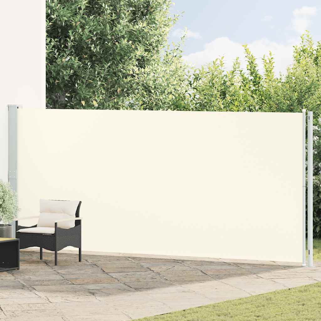 Vidaxl Garden Bildschirm Ausziehbar 180 x 600 cm Creme