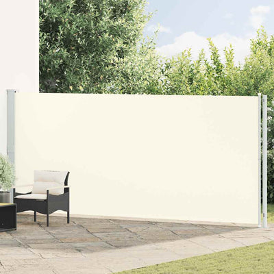 Vidaxl Garden Bildschirm Ausziehbar 180 x 600 cm Creme