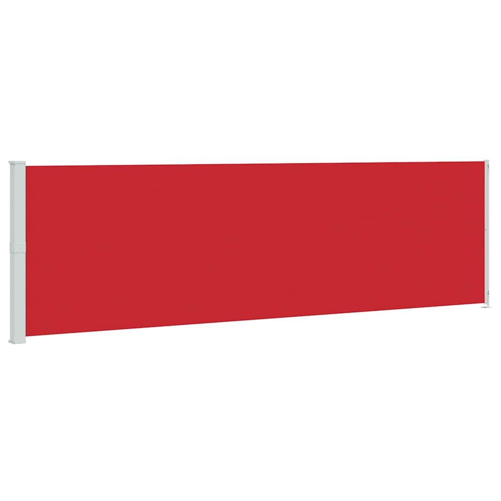 Vidaxl Garden Bildschirm ausziehbar 180x600 cm rot