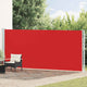 Vidaxl Garden Bildschirm ausziehbar 180x600 cm rot
