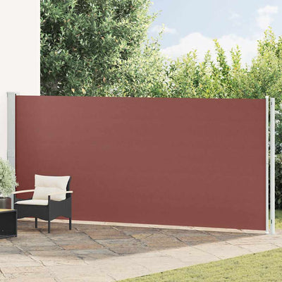 Vidaxl Garden Bildschirm ausziehbar 180 x 600 cm Braun