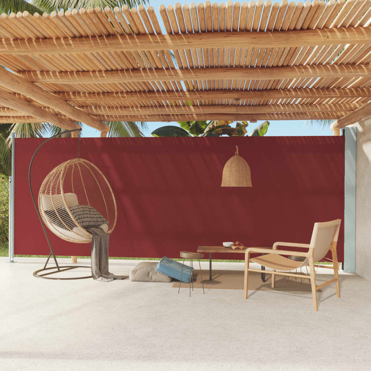 Vidaxl Garden Bildschirm Erweiterbar 200x600 cm rot