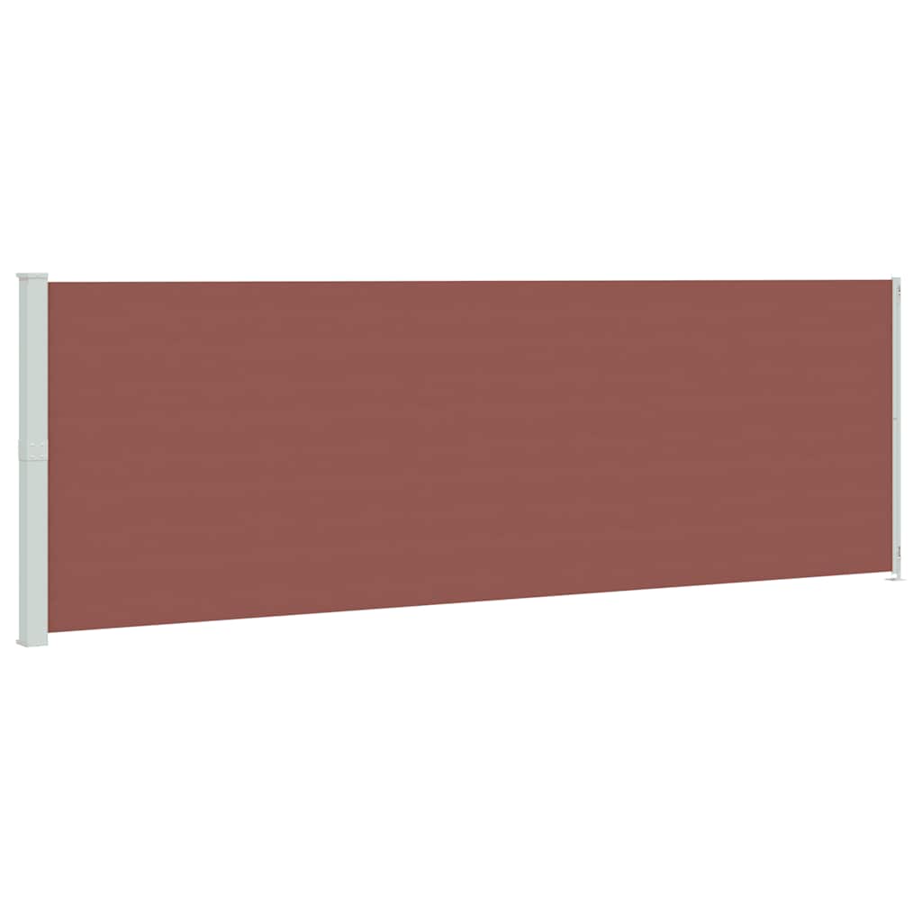 Vidaxl Garden Bildschirm ausziehbar 200x600 cm braun