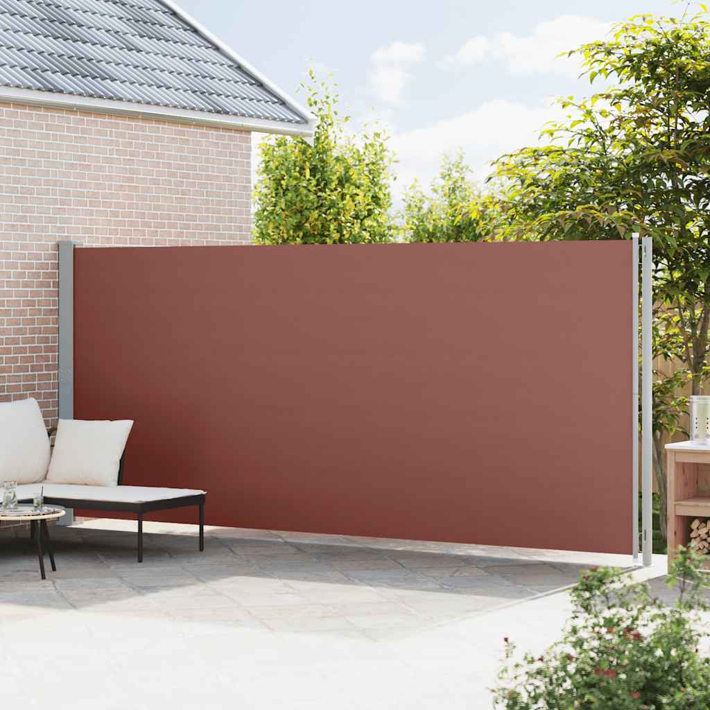 Vidaxl Garden Bildschirm ausziehbar 200x600 cm braun