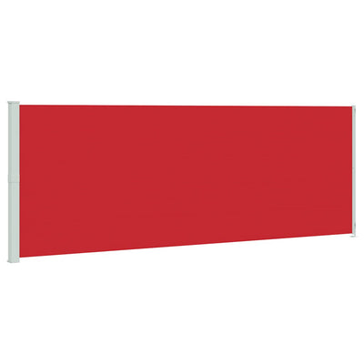 Vidaxl Garden Screen ausziehbar 220x600 cm rot