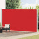 Vidaxl Garden Screen ausziehbar 220x600 cm rot