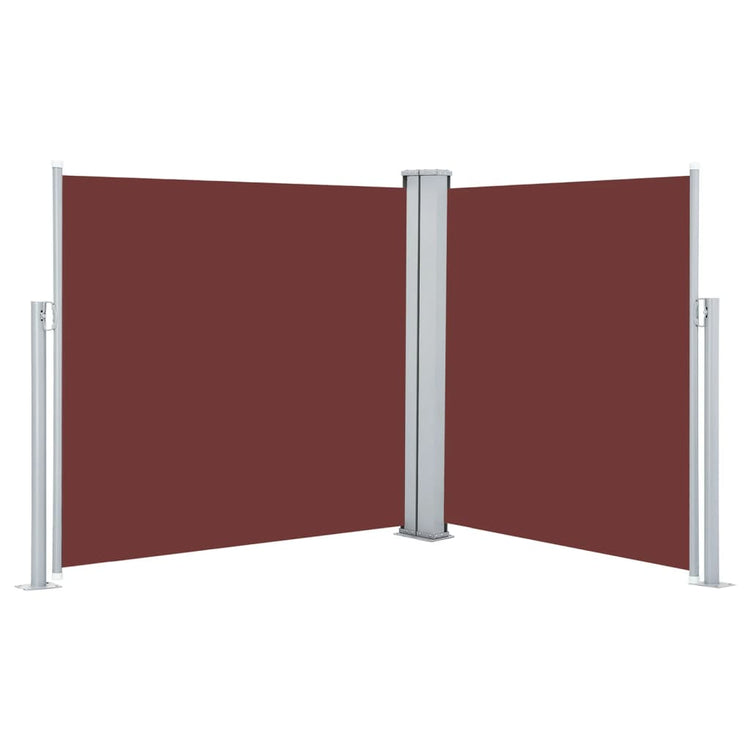 Vidaxl Windschutzscheibe ausziehbar 117x600 cm Braun