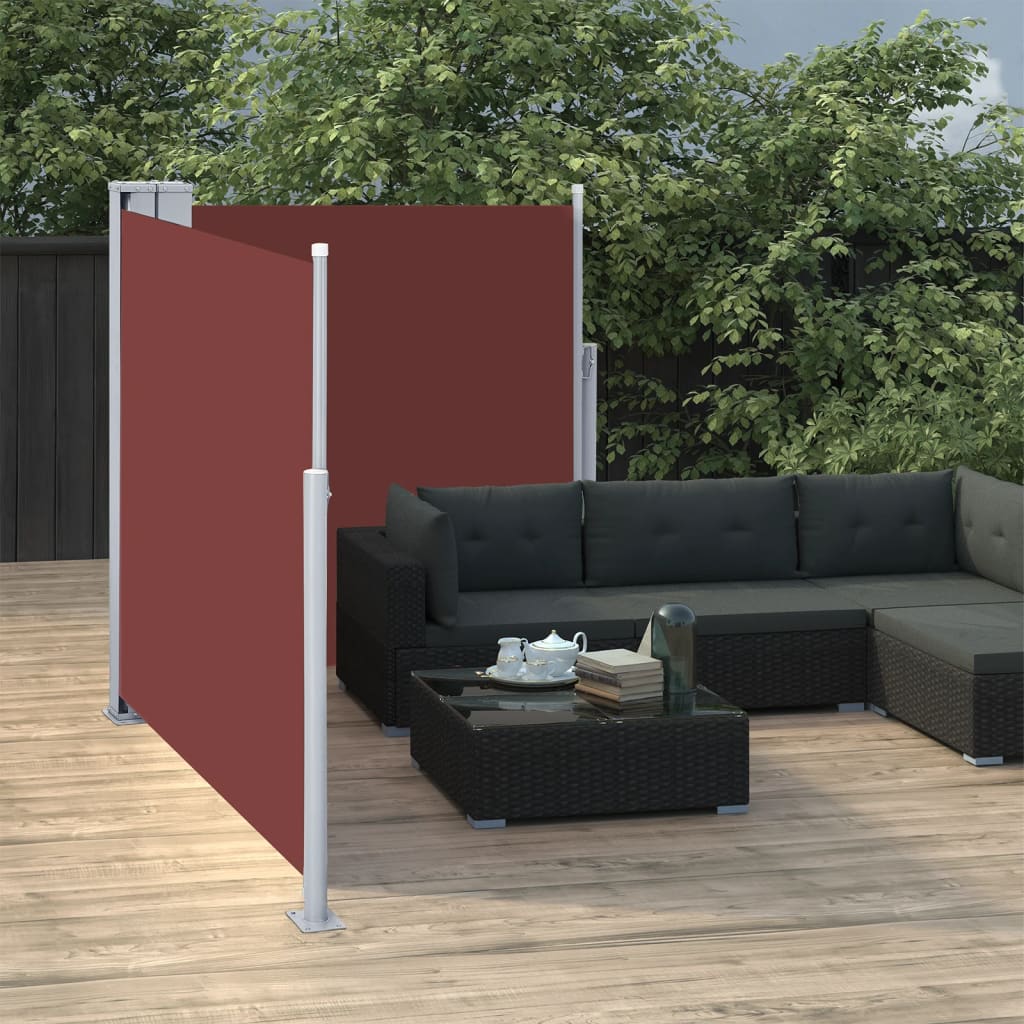 Vidaxl Windschutzscheibe ausziehbar 117x600 cm Braun