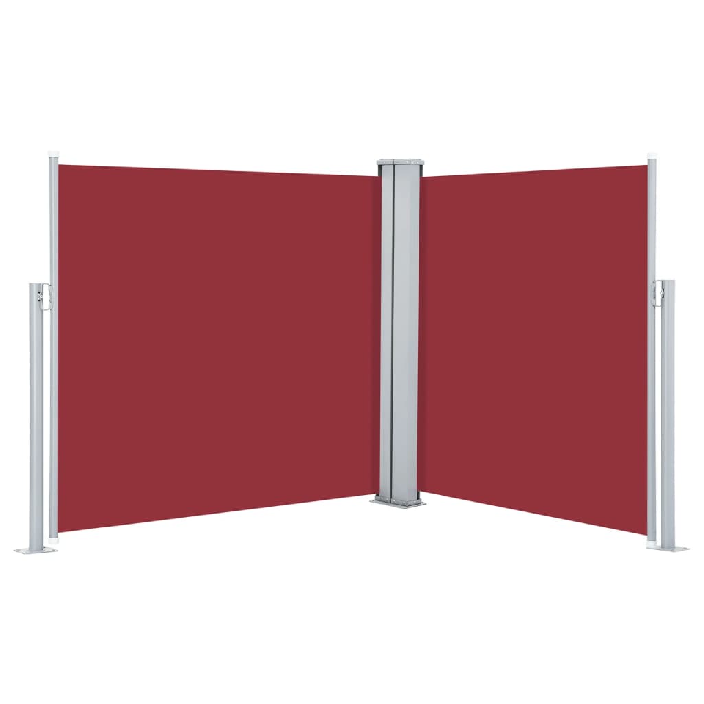VIDAXL -Windschutzscheibe ausziehbar 117x600 cm rot