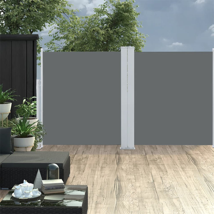 VIDAXL -Windschutzscheibe 140 x 600 cm Anthrazit
