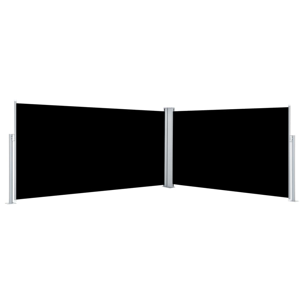 VIDAXL -Windschutzscheibe ausziehbar 160 x 600 cm schwarz
