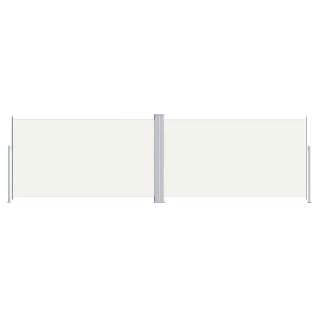 Vidaxl Windschutzscheibe ausziehbar 180 x 600 cm cremefarben