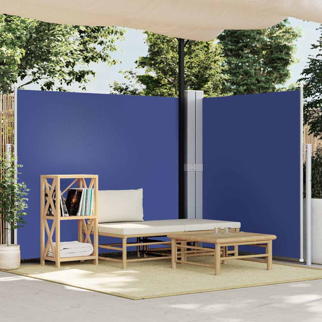 Vidaxl Windschutzscheibe ausziehbar 180 x 600 cm blau