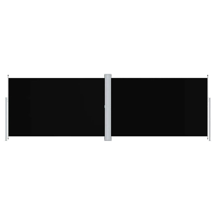 VIDAXL -Windschutzscheibe aus Erweiterbar 200x600 cm schwarz