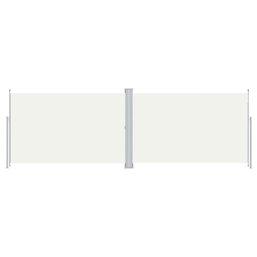 Vidaxl Windschutzscheibe ausziehbar 220x600 cm creme -gepflegt