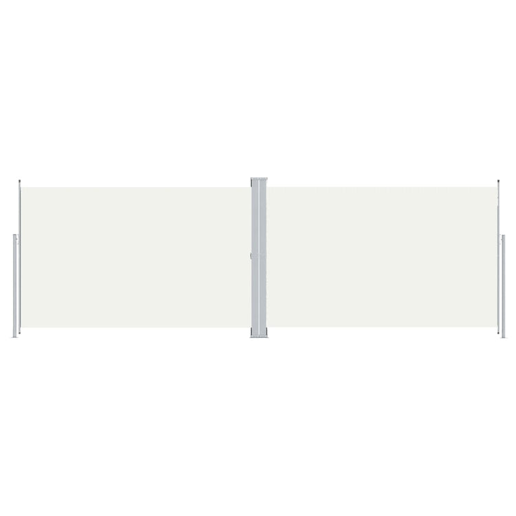 Vidaxl Windschutzscheibe ausziehbar 220x600 cm creme -gepflegt