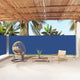 VIDAXL -Windschutzscheibe 180x1000 cm blau