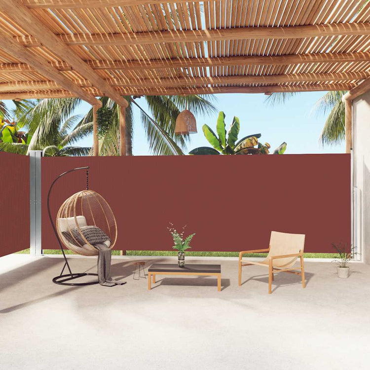 VIDAXL -Windschutzscheibe 200x1000 cm Braun