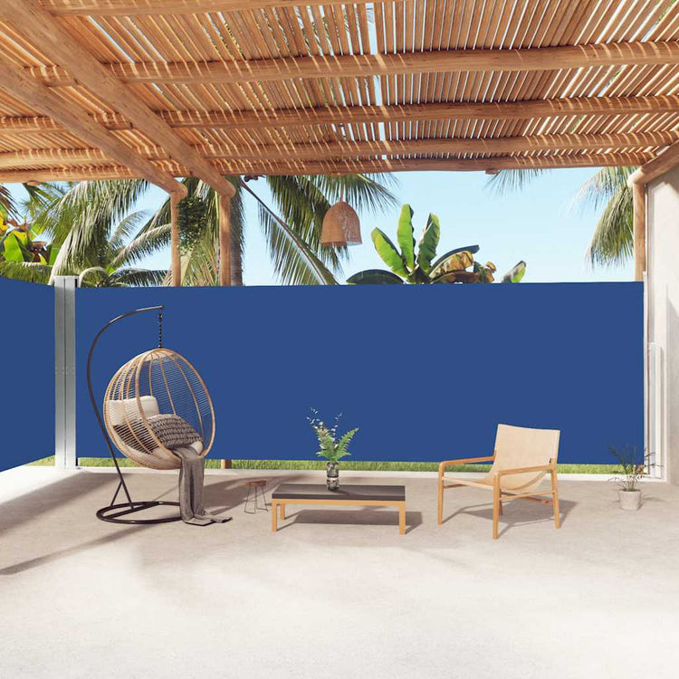 VIDAXL -Windschutzscheibe 200x1000 cm blau