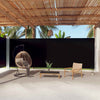 VIDAXL -Windschutzscheibe ausziehbar 220x1000 cm schwarz