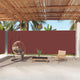 Vidaxl Windschutzscheibe ausziehbar 220x1000 cm Braun