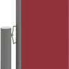 VIDAXL -Windschutzscheibe ausziehbar 220x1000 cm rot
